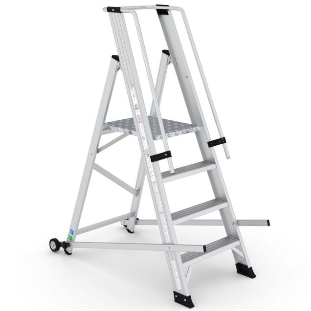 Magazijntrap Wixor opvouwbaar 4 treden