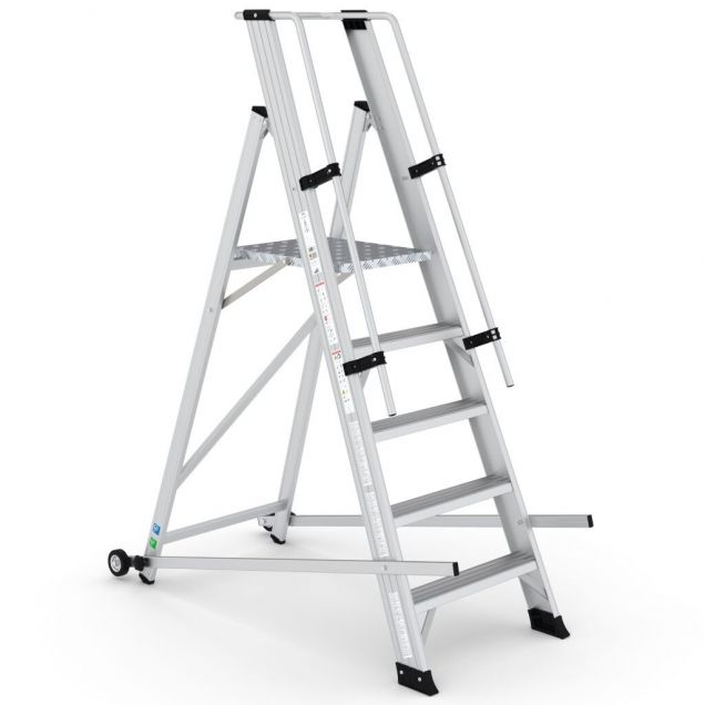 Magazijntrap Wixor opvouwbaar 5 treden