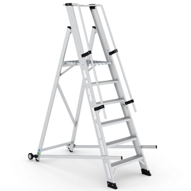 Magazijntrap Wixor opvouwbaar 6 treden