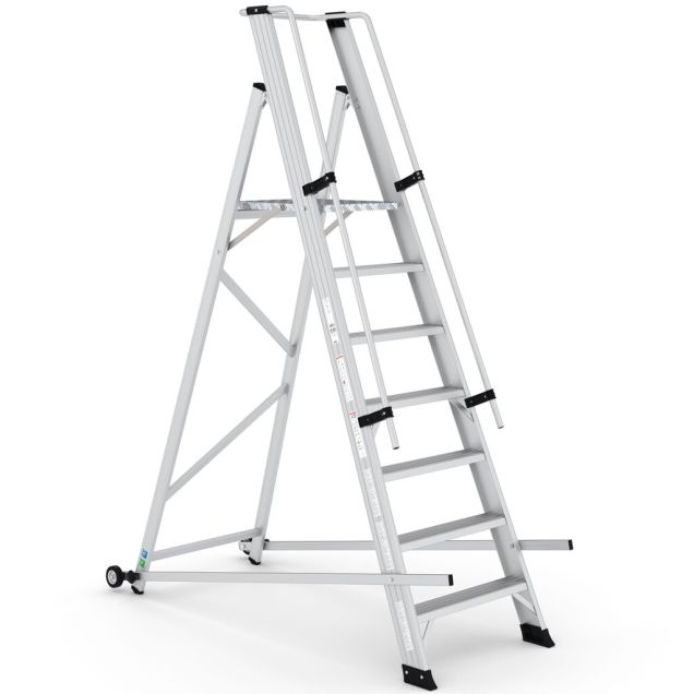 Magazijntrap Wixor opvouwbaar 7 treden