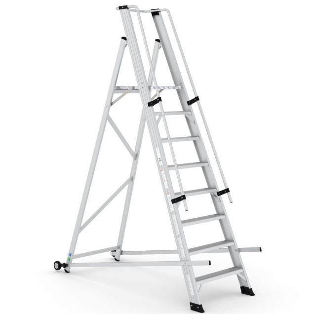 Magazijntrap Wixor opvouwbaar 8 treden