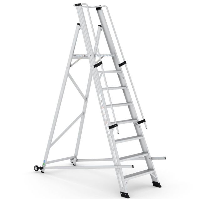 Magazijntrap Wixor opvouwbaar 8 treden