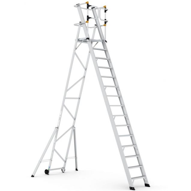 Magazijntrap Wixor opvouwbaar extra veilig 15 treden