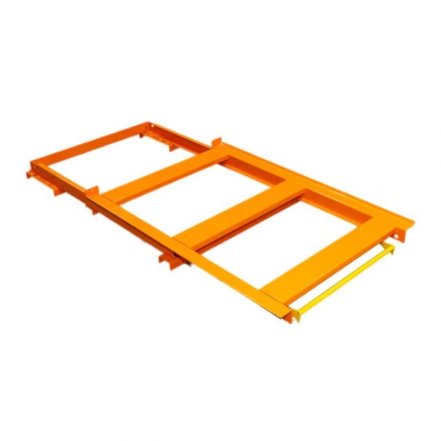 Treklade voor palletstelling 1200x800 mm 1000kg oranje