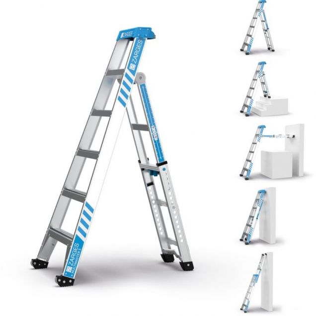 Vouwladder Zarges Multimaster 5 5 treden 2880 mm