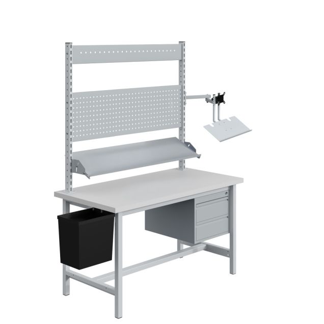 Werkbank Sofame laminaat 30mm 1500x750x830mm 500kg Grijs