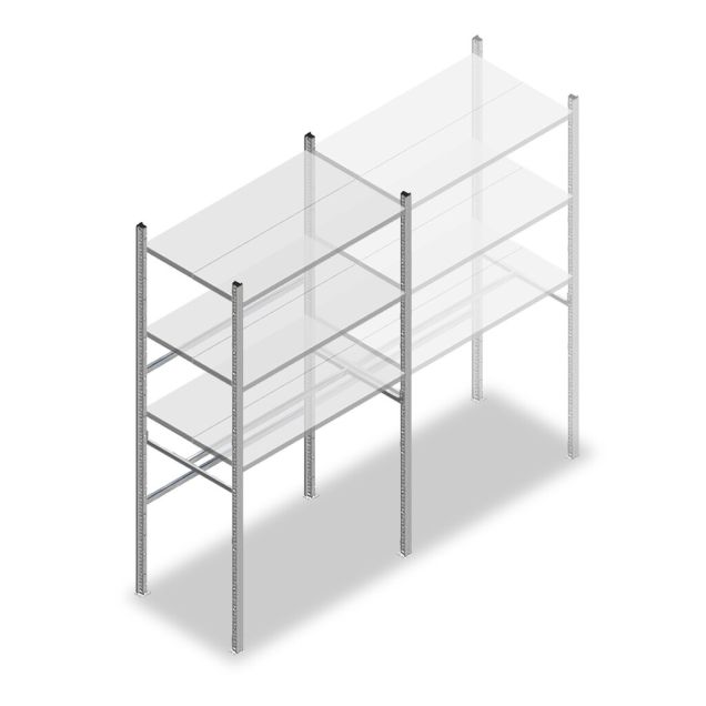 Confectiestelling Medium Duty 2000x1000x600 mm (hxbxd) 1 stang 3 legborden beginsectie