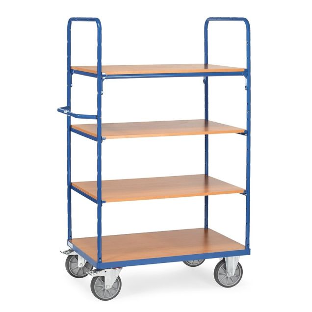 Etagewagen, transportwagen 1200x800x1800 mm (lxbxh) 600 kg met 4 etages