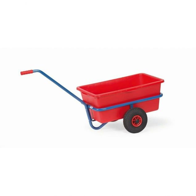 Handtrekwagen met uitneembare kunststof bak 200 kg