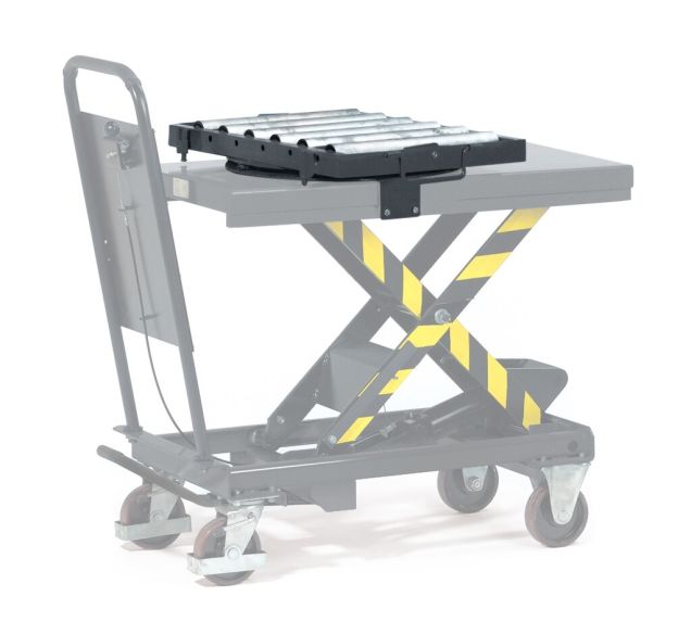 Rollenbaan voor heftafel 500 kg 1010x520 mm (lxb) met kogeldraaikrans