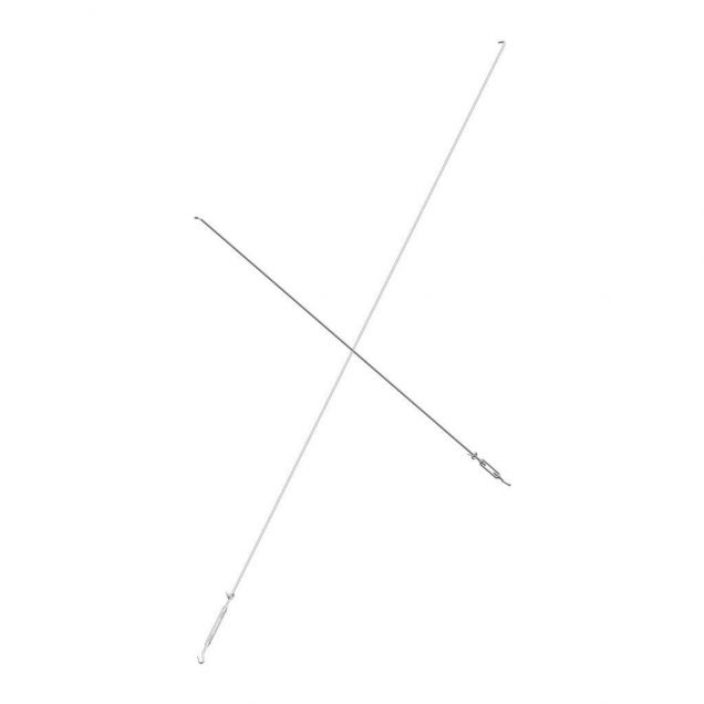 Kruisschoorset lichte draagarmstelling T2 hoh 1250 mm