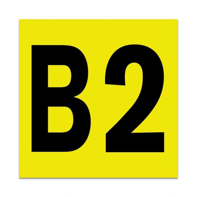 Kunststof locatie gangpadbord aanduidingsbord 200x200