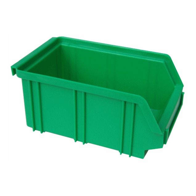 Kunststof stapelbak, magazijnbak A2 170x105x75 mm (lxbxh) groen