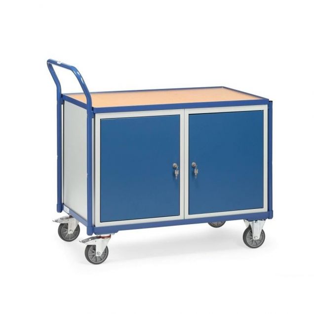 Lichte werkplaatswagen 300 kg met 2 etagebakken 1000x600 mm