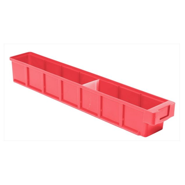Magazijnbak, magazijnstellingbak VKB 600x93x83 mm (lxbxh) rood