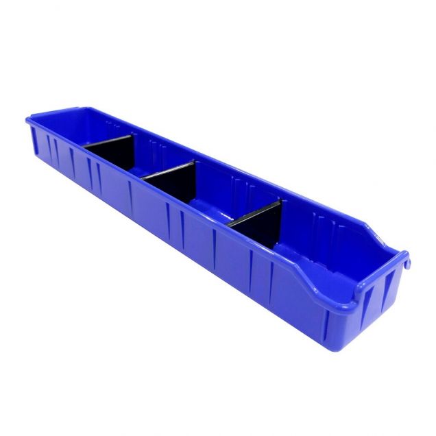 Magazijnbak PSB 5 blauw 515x100x60 mm (lxbxh) blauw