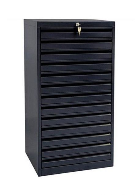 Multiladenkast A3 980x530x430 mm (hxbxd) 8 laden zwart