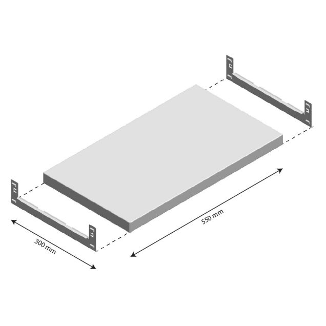 Niveau Legbord Light Duty 550x300mm (bxd)