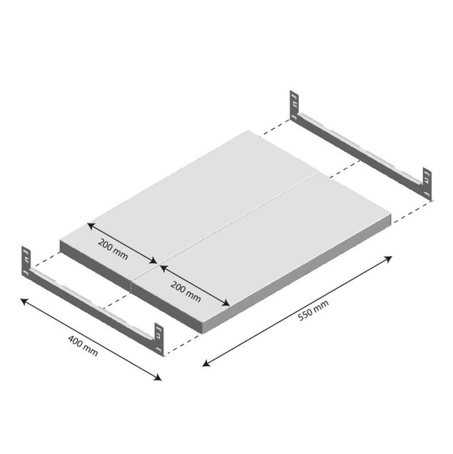 Niveau Legbord Light Duty 550x400mm (bxd)