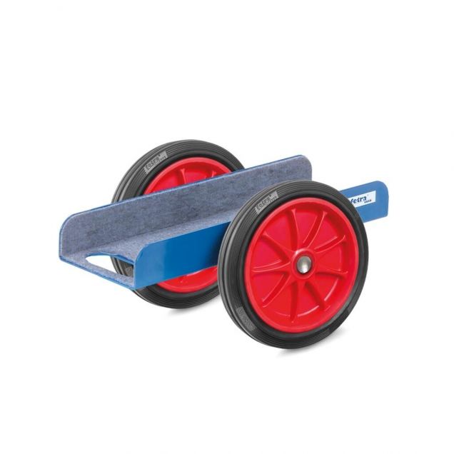 Platenroller 500 kg 250 mm met rubberbanden