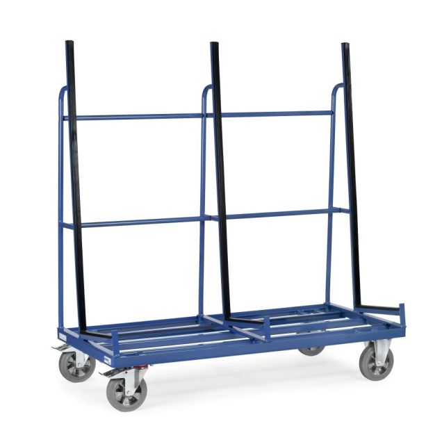Platenwagen 1200 kg 1788 mm, enkelzijdig  met profielrubber en laadvlak 1276x430 mm (lxb)