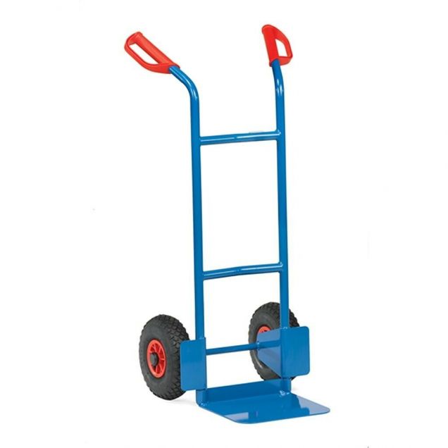 Stalen steekwagen 200 kg 1150 mm met luchtbanden