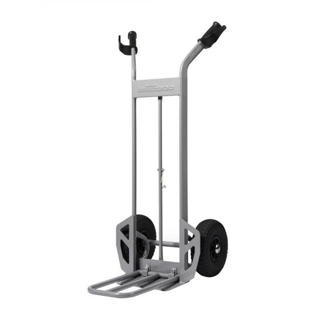 Stalen steekwagen Matador M-NST400-L4 200 kg 1150 mm met vaste en opklapbare steek