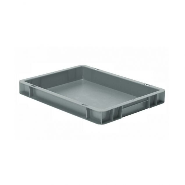 Stapelbare transportkrat TK0 400x300x50 mm (lxbxh) grijs