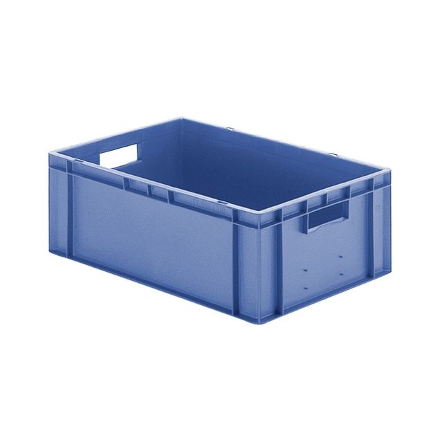 Stapelbare transportkrat TK0 600x400x210 mm (lxbxh) blauw