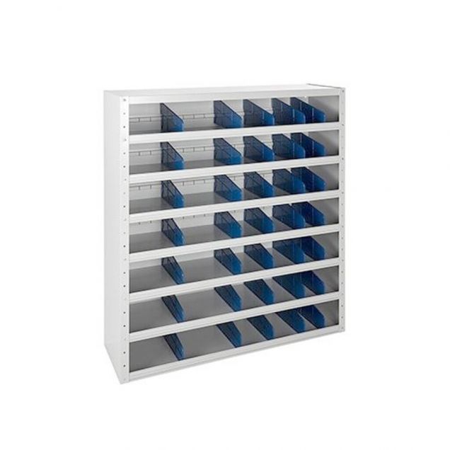 Vakkenkast 1080x1000x300 mm (hxbxd) grijs