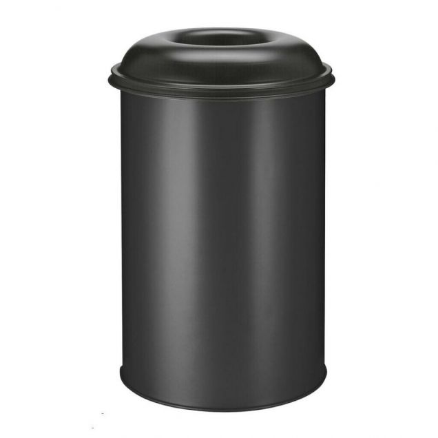 Vlamdovende papierbakken 200 liter zwart