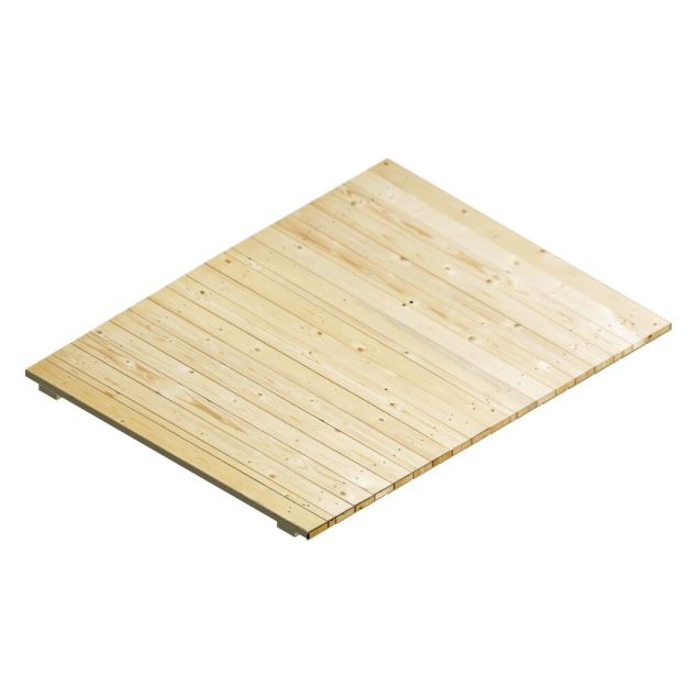 Vurenhouten vlonder gesloten 1340x1092x20 mm