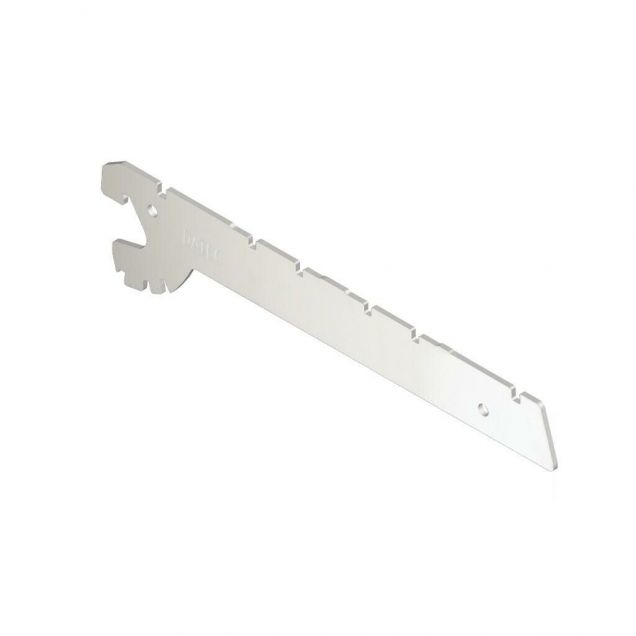 Winkelstelling dragers 300 mm per stuk RAL9001