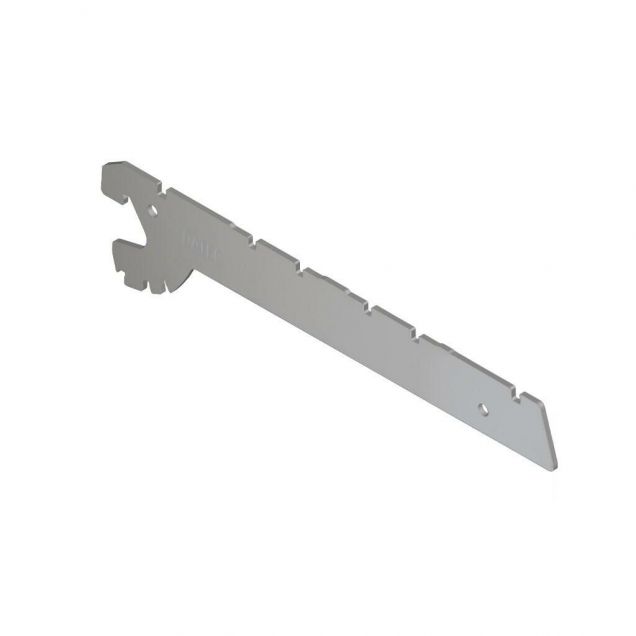 Winkelstelling dragers 300 mm per stuk RAL9006