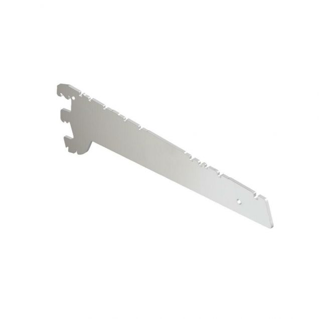 Winkelstelling dragers 470 mm per stuk RAL9001