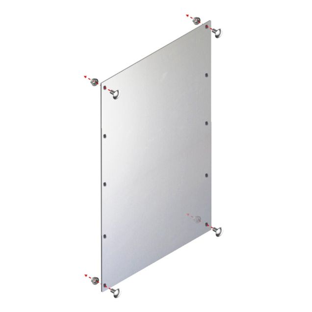 Zijwand Heavy Duty 1000x600 verzinkt