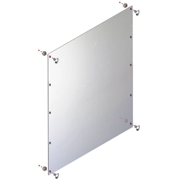 Zijwand Heavy Duty 1000x800 verzinkt