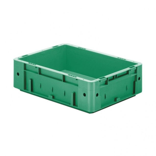 Zware stapelbare transportkrat VTK0 400x300x120 mm (lxbxh) groen
