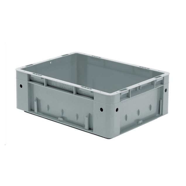 Zware stapelbare transportkrat VTK0 400x300x145 mm (lxbxh) grijs