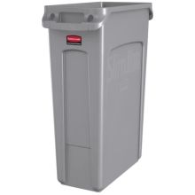 Slim Jim container met luchtsleuven 87 Liter Grijs