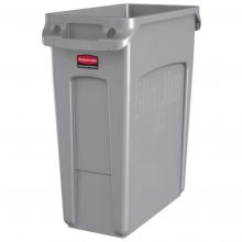 Slim Jim container met luchtsleuven 60 Liter Grijs