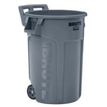 Mobiele afvalcontainer Rubbermaid 166.5 Liter grijs