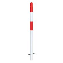 MORION paal betonneren Ø60mm 0 kettingogen rood/wit