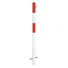 MORION paal betonneren Ø60mm 1 kettingoog rood/wit