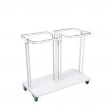 Afvalbak Combo 2x40 Liter Wit