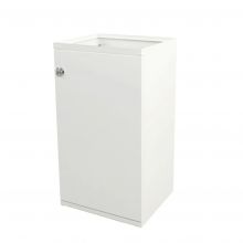 Modulaire Afvalbak met Deur en Zakhouder 85 Liter Wit