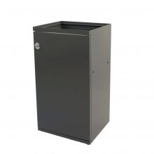 Modulaire Afvalbak met Deur en Zakhouder 85 Liter Grijs