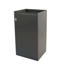 Modulaire Afvalbak met Deur en Zakhouder 85 Liter Grijs