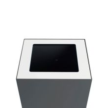 Witte Top voor modulaire afvalscheidingsunit 90 Liter