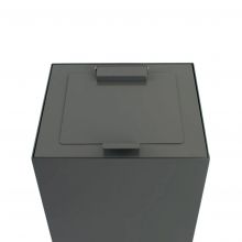 Top met klepdeksel Grijs voor modulaire afvalscheidingsunit 90 Liter